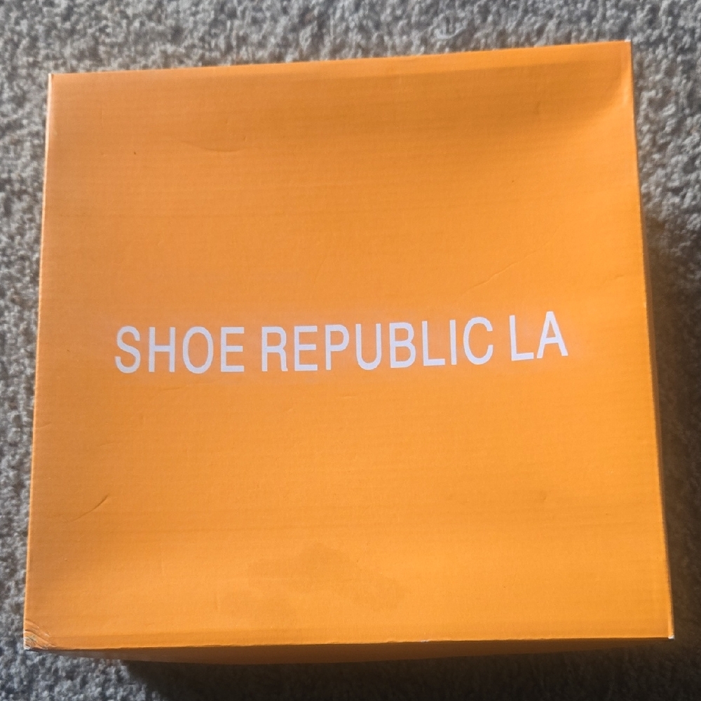 Shoe Republic LA Women's Bold Orange Heels